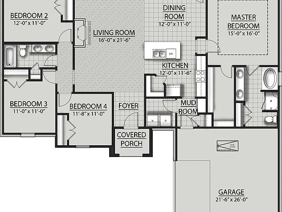 Bontemps IV A - Floor Plan - DSLD Homes