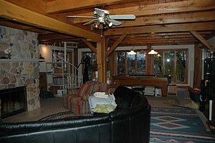 downstairs open area