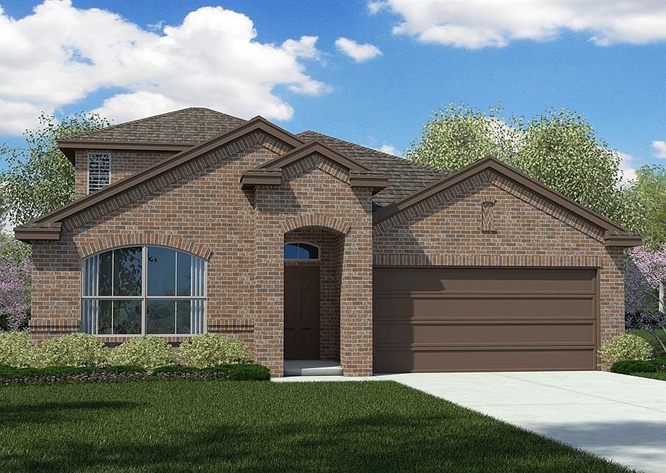 D.R. Horton's Sante Fe Floorplan Elevation A. Photos shown here may not depict the specified home & features included are for illustration purposes only.