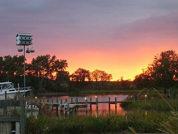 Sunset off Deck