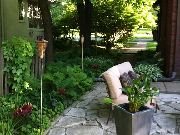 Side Flagstone Walkway