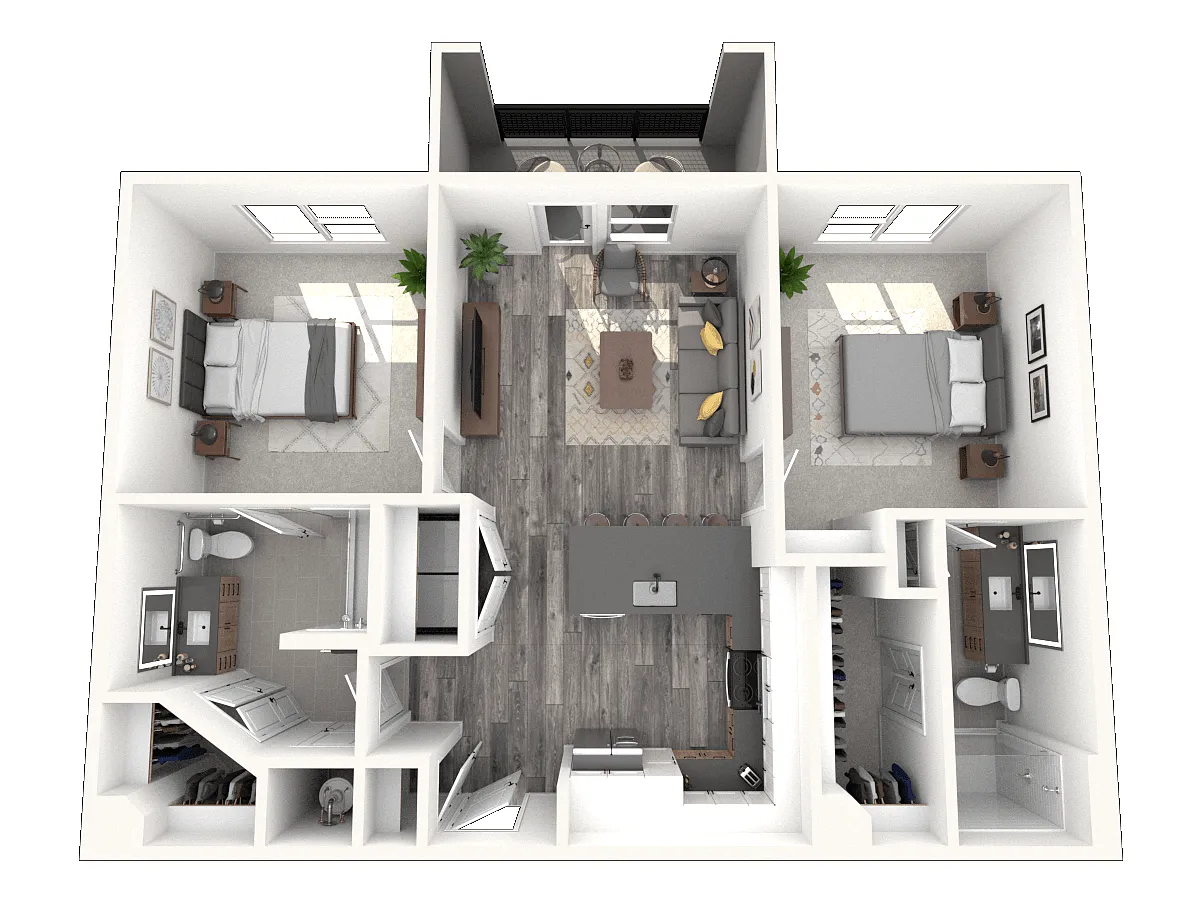 Floor plan B1 ANSI