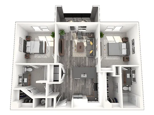 Floor plan B1 ANSI