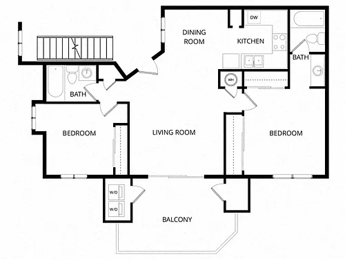 Floor plan Palm Beach Contemporary