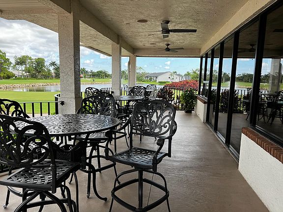 Outdoor bar seating