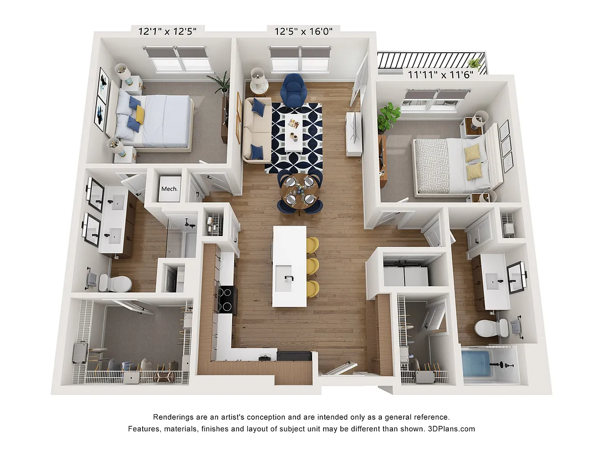 Floor plan B1 River Birch
