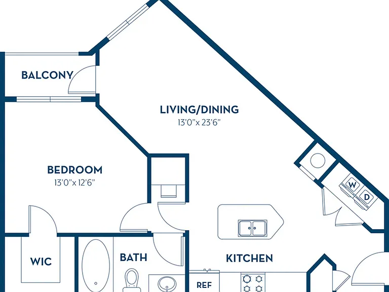 1 Bedroom | 1 Bath | 775 SF | Renovated 1 Bedroom | 1 Bath | 775 SF | Renovated