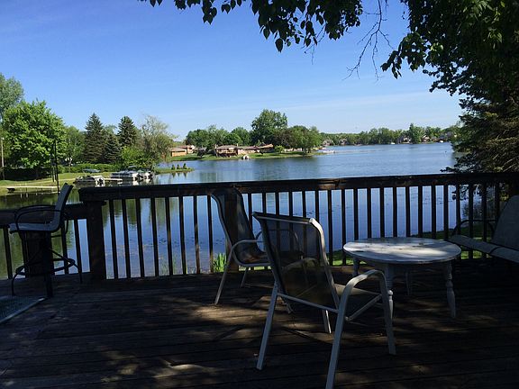 View of lake from deck