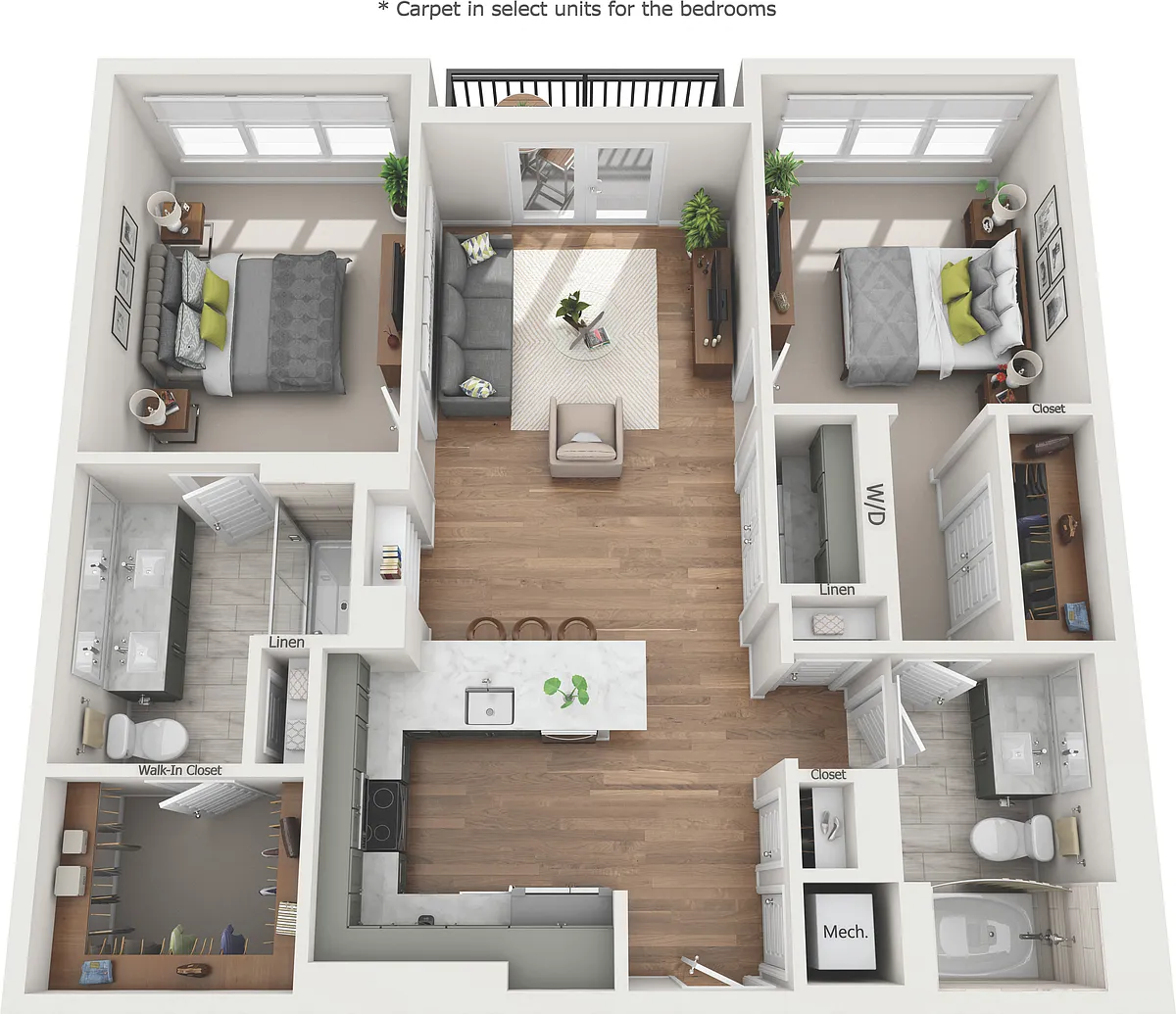 Floor plan B1