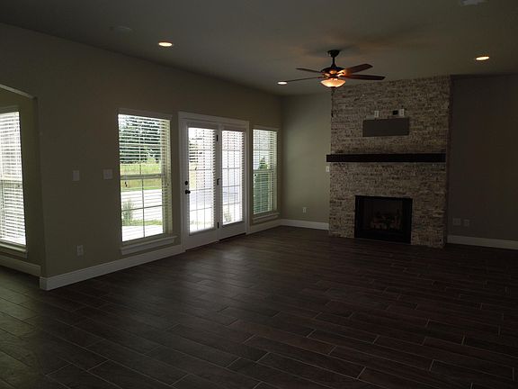 great room with fireplace
