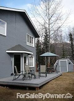 Back Deck and Storage shed
