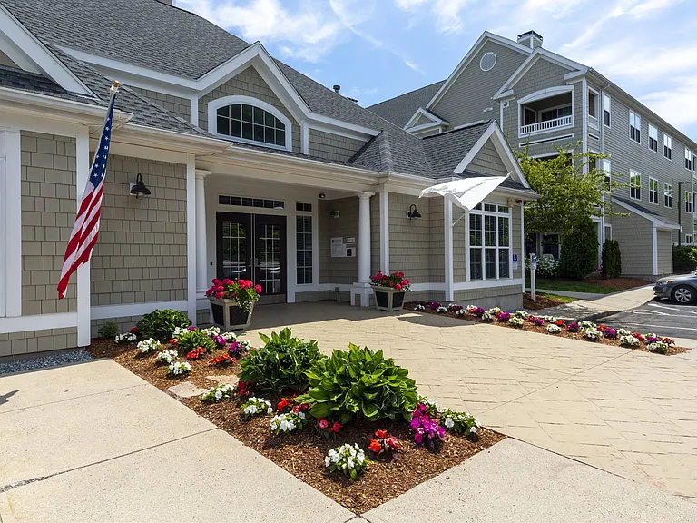 Entry to clubhouse and leasing office.