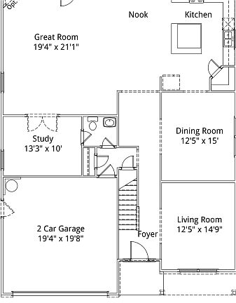 Main Level Floor Plan