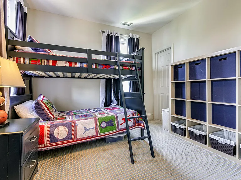 Second bedroom with walk-in closet.