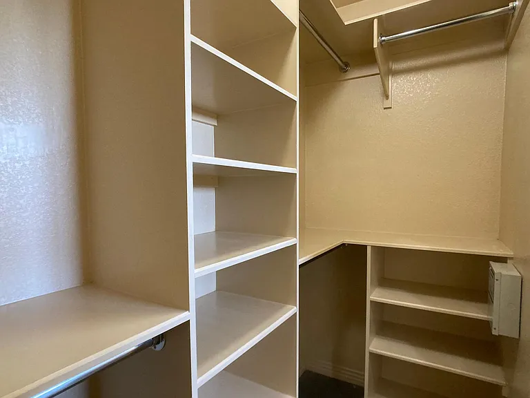 primary bedroom closet