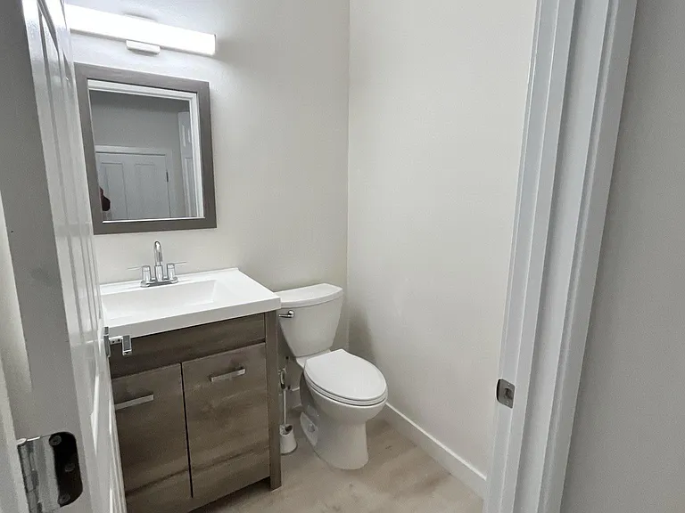 Downstairs half bath