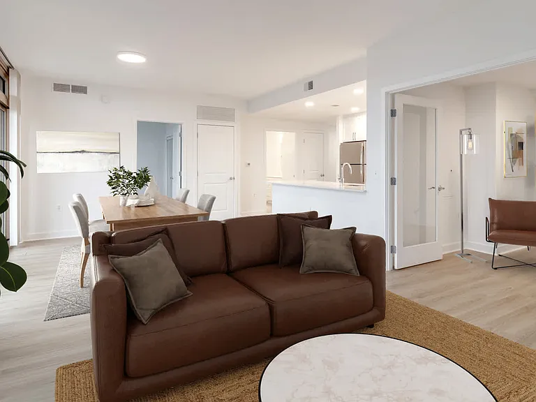 Living Room with Hard Surface Flooring