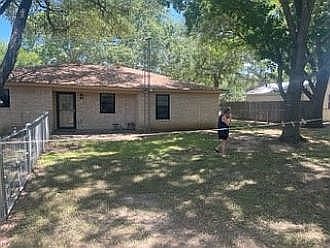 Large fenced back yard