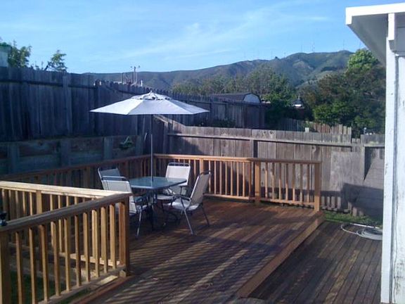 Deck and View of Hills