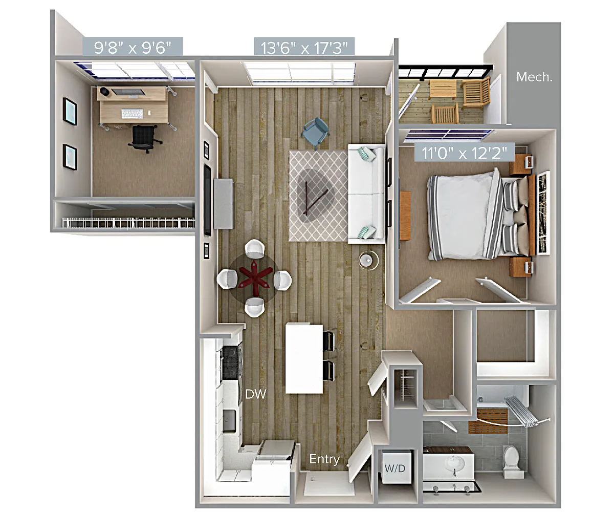 Floor plan A7D-889-A