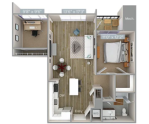 Floor plan A7D-889-A