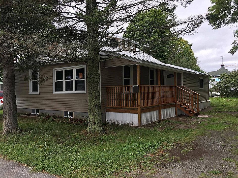 Driveway side of house