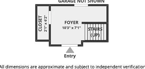 Foyer floorplan.