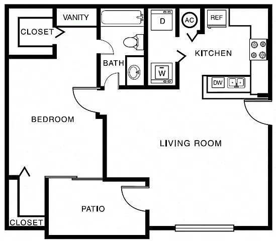 Floor plan 1C
