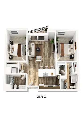 Floor plan 2br-c