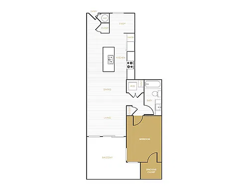 Floor plan 1x1_790