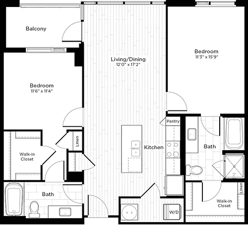 Floor plan 2K
