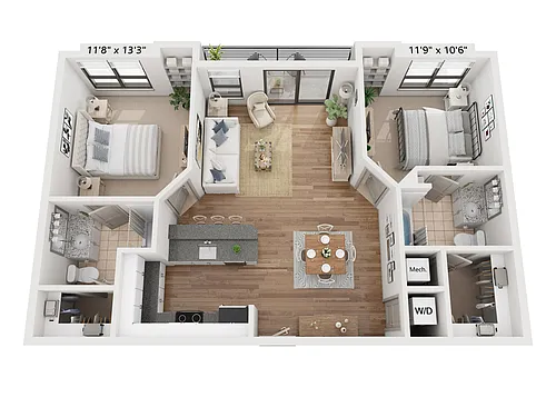 Floor plan The Rhett Deluxe