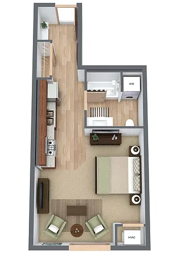 Floor plan Studio