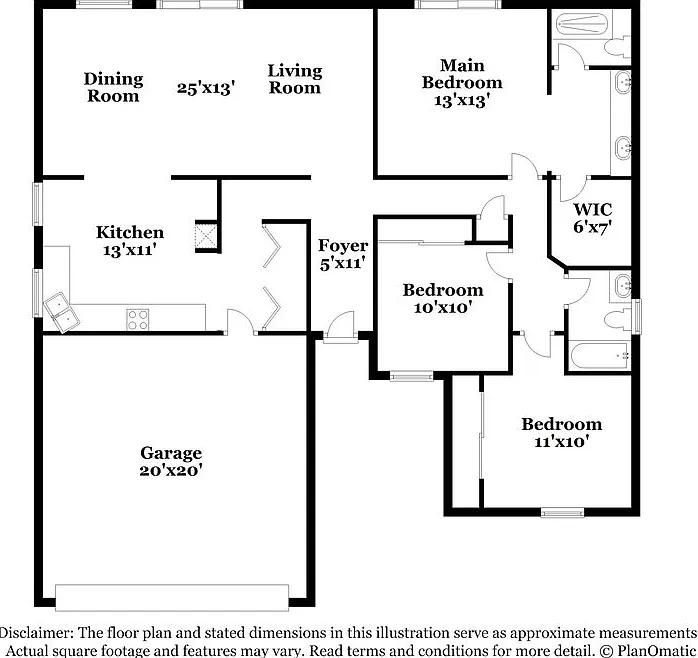 3 bed, 2.0 bath, 1425 sqft, $2,085 — Photo 2