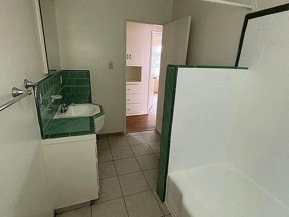 Bathroom. Door leads to hallway.