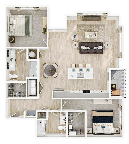 Floor plan B91
