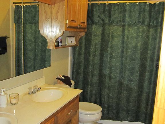 Marble tops w/double sinks
