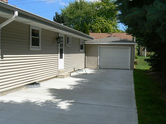 Driveway and Garage