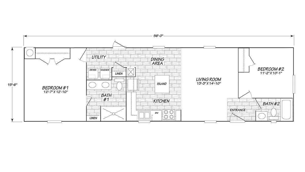 Floor plan 2X2