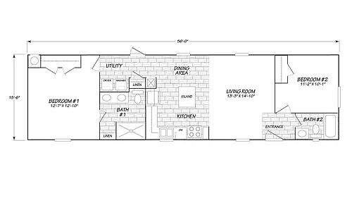 Floor plan 2X2