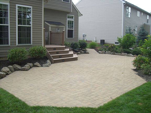 Unilock Patio & Trex Deck