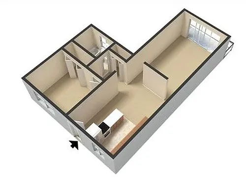 Floor plan 1 Bedroom