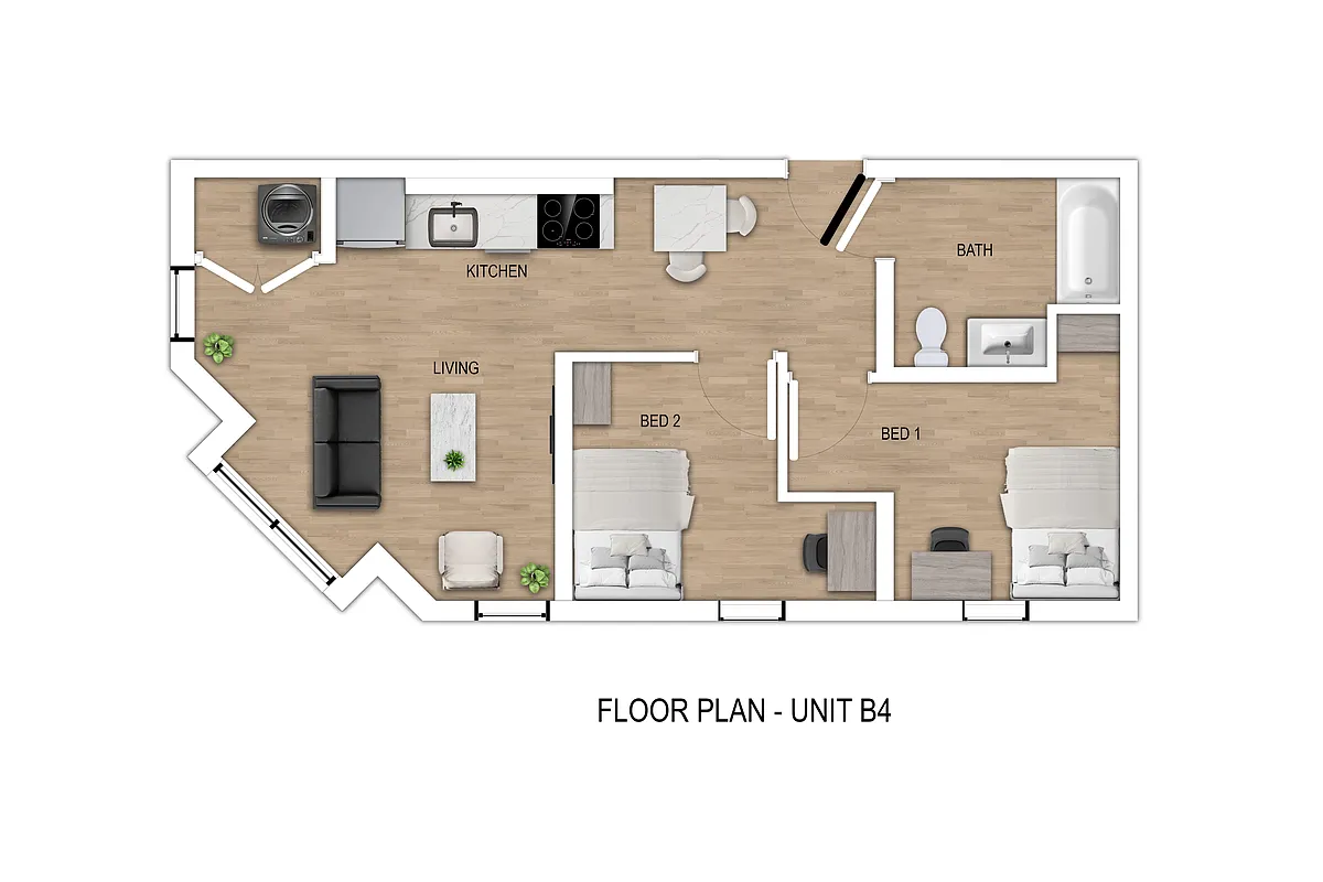 Floor plan B4 - 2X1