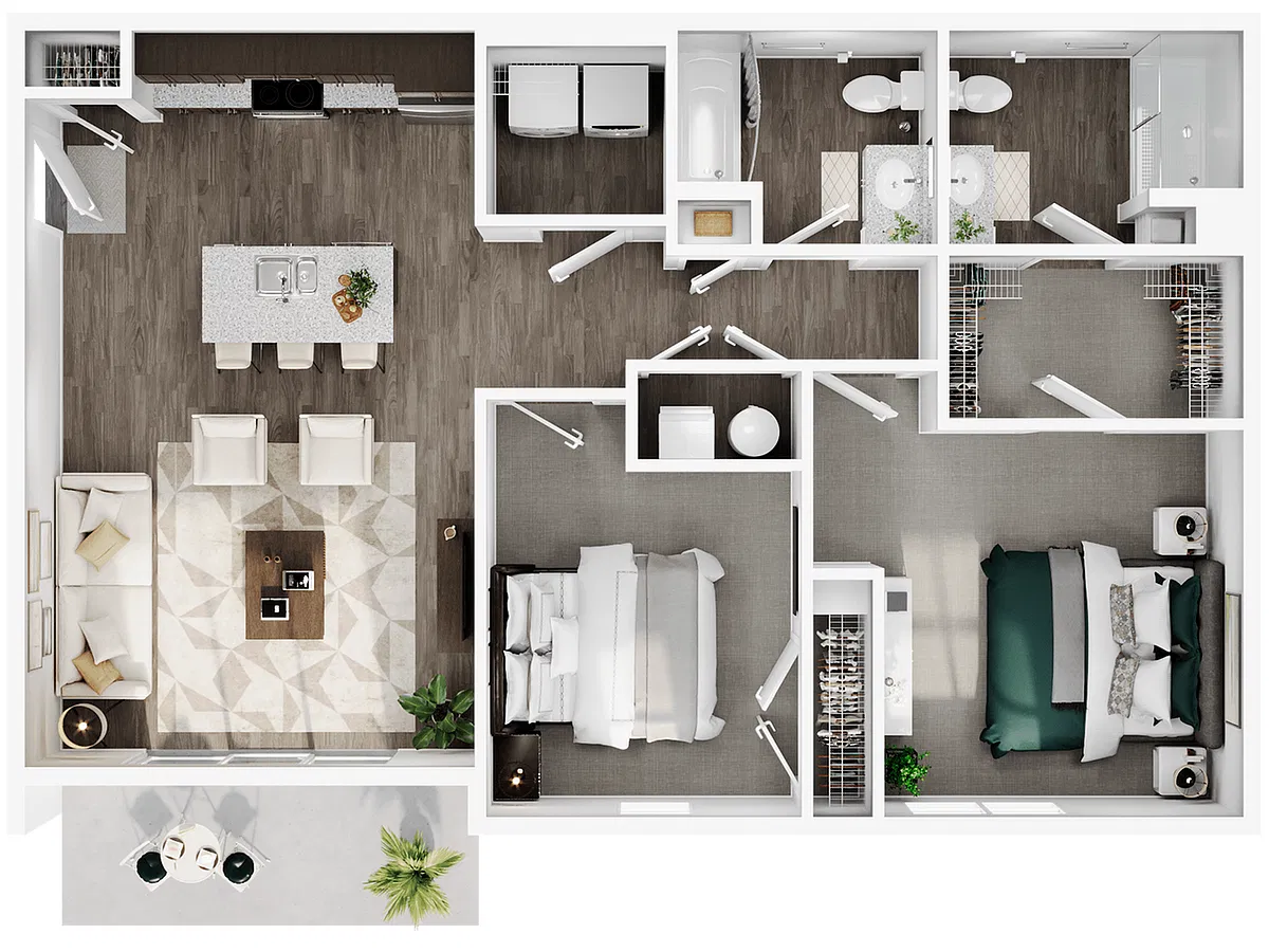 Floor plan The Braxton