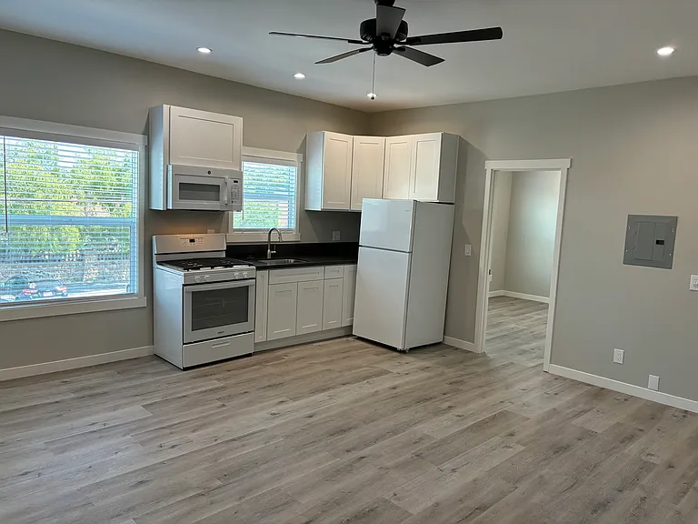 Kitchen in living room