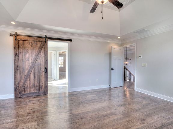 Master bedroom, view to bath