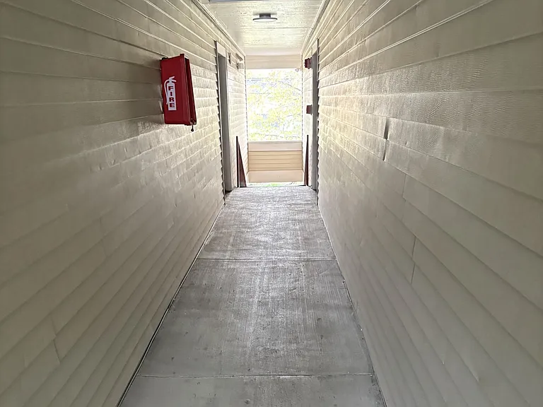 outside hallway