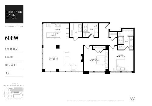 Floor plan 608W
