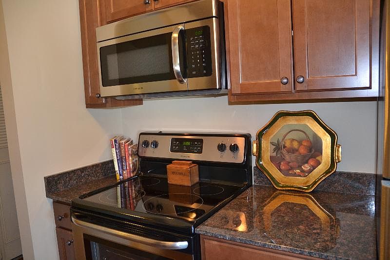 New cabinets and granite countertops