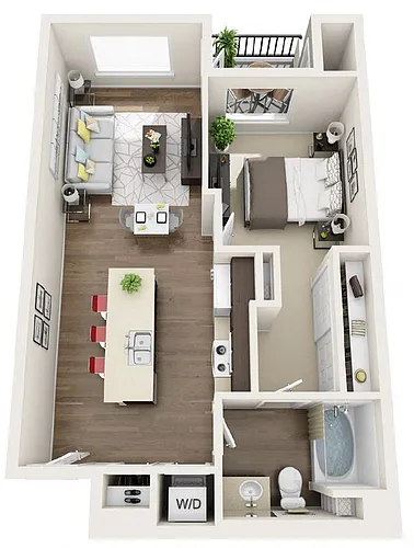 Floor plan A1D